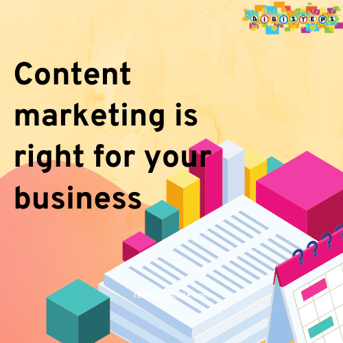Content marketing is right for your business